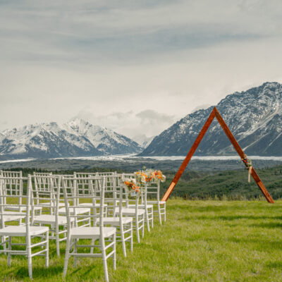 Alaska Wedding Arching