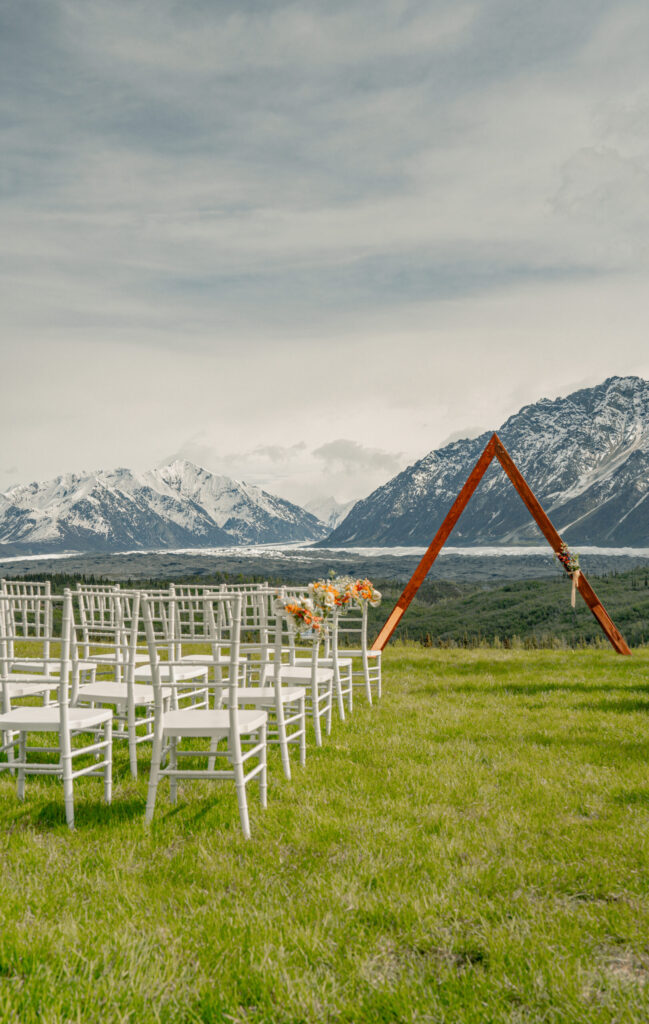 Alaska Wedding Arching